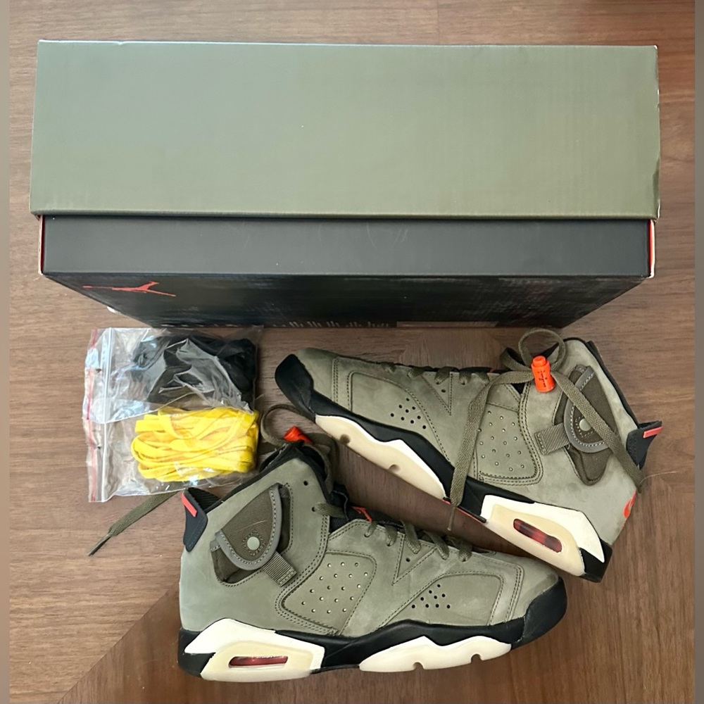 Travis Scott Air Jordan 6 Retro SP (GS) 6.5